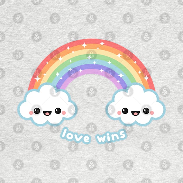 Love Wins Rainbow Clouds by sugarhai